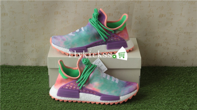 Pharrell Williams x NMD Human Race Holi Festival Chalk Coral